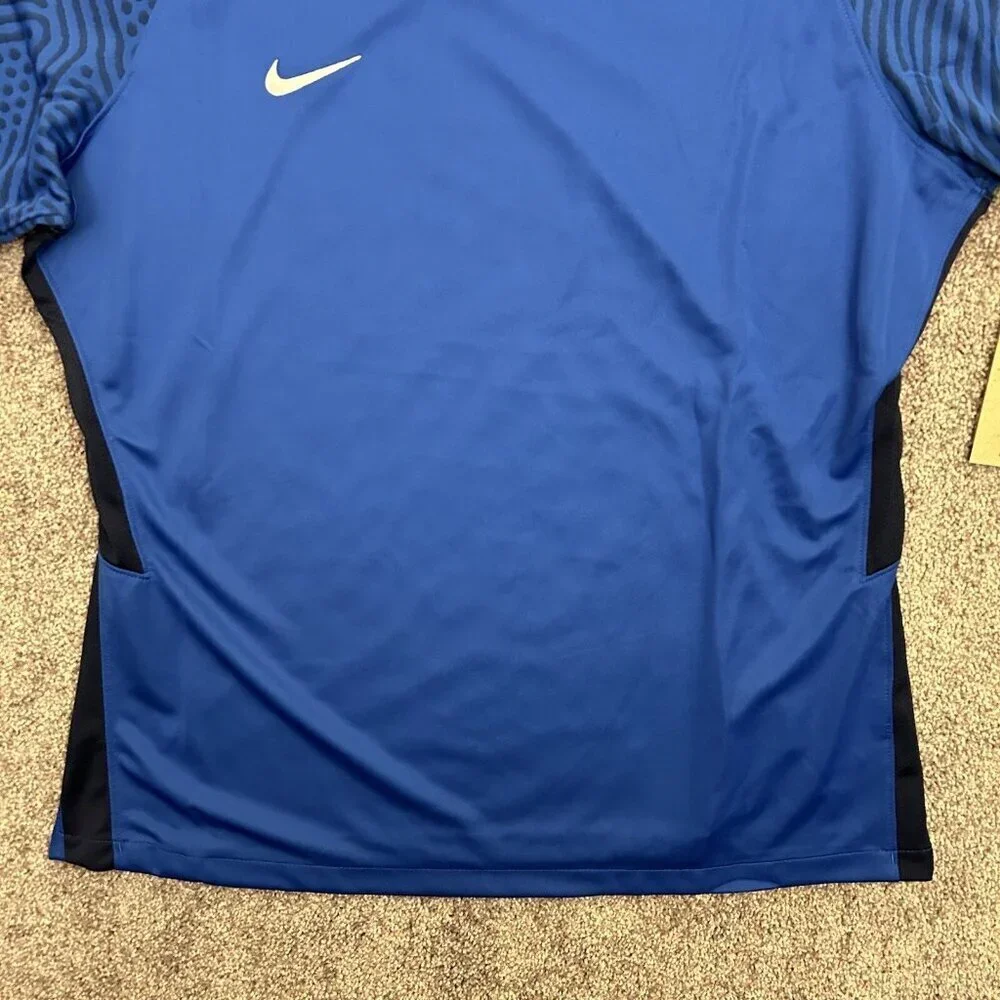 Nike Soccer Jersey Top Short Sleeves Blue Women's Dri-Fit Size XL - NWT$50